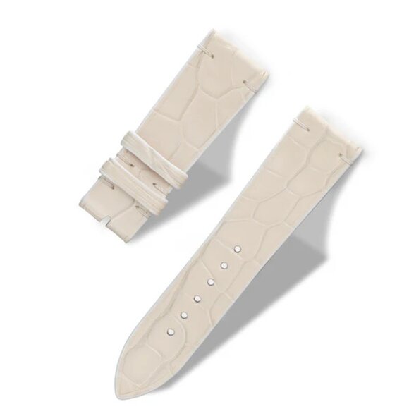 Alligator Leather Watch Strap – Luxury Statement - Beach Color